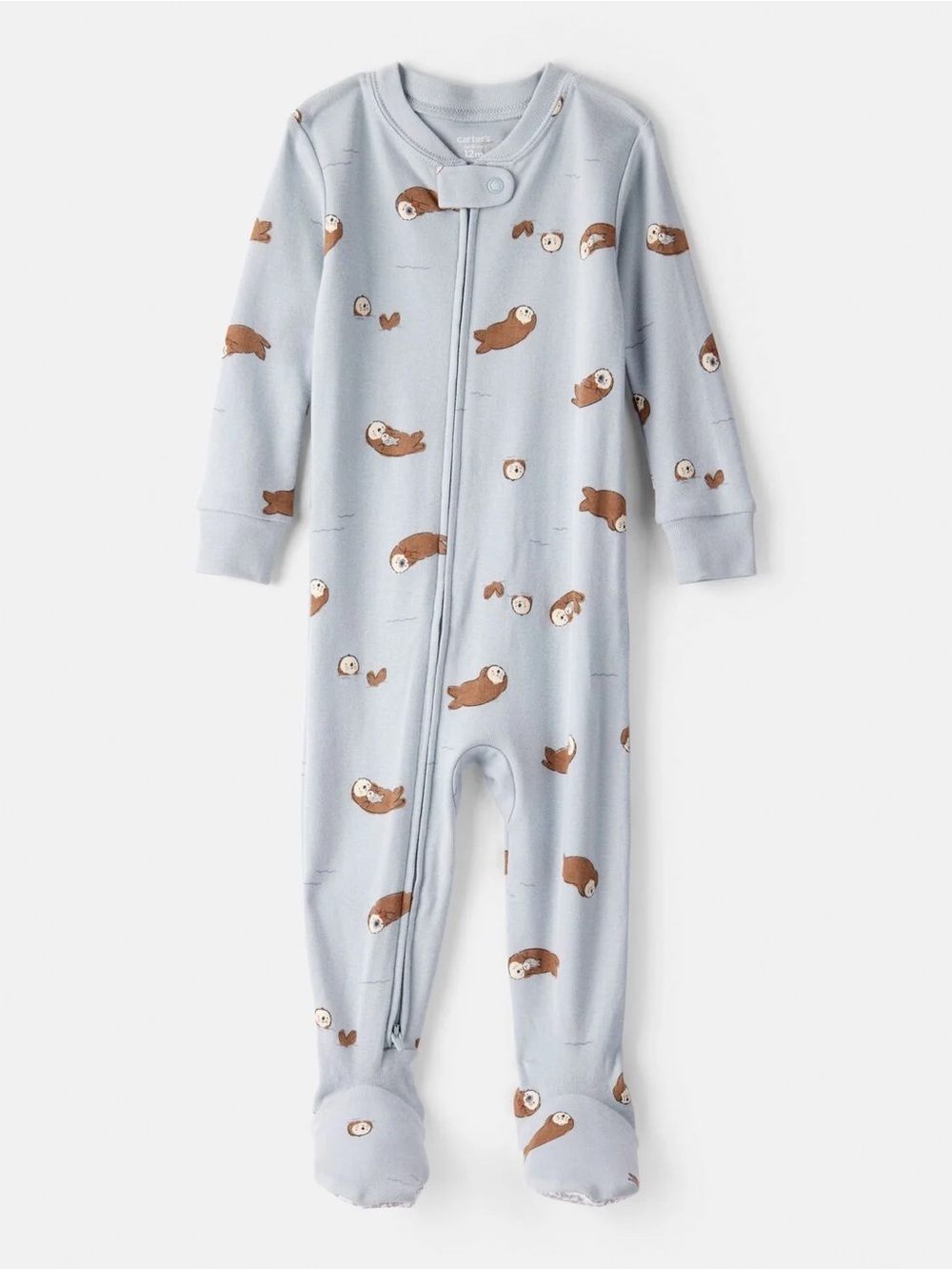Carter’s 2T Baby Otter Zippered Footie Pajamas